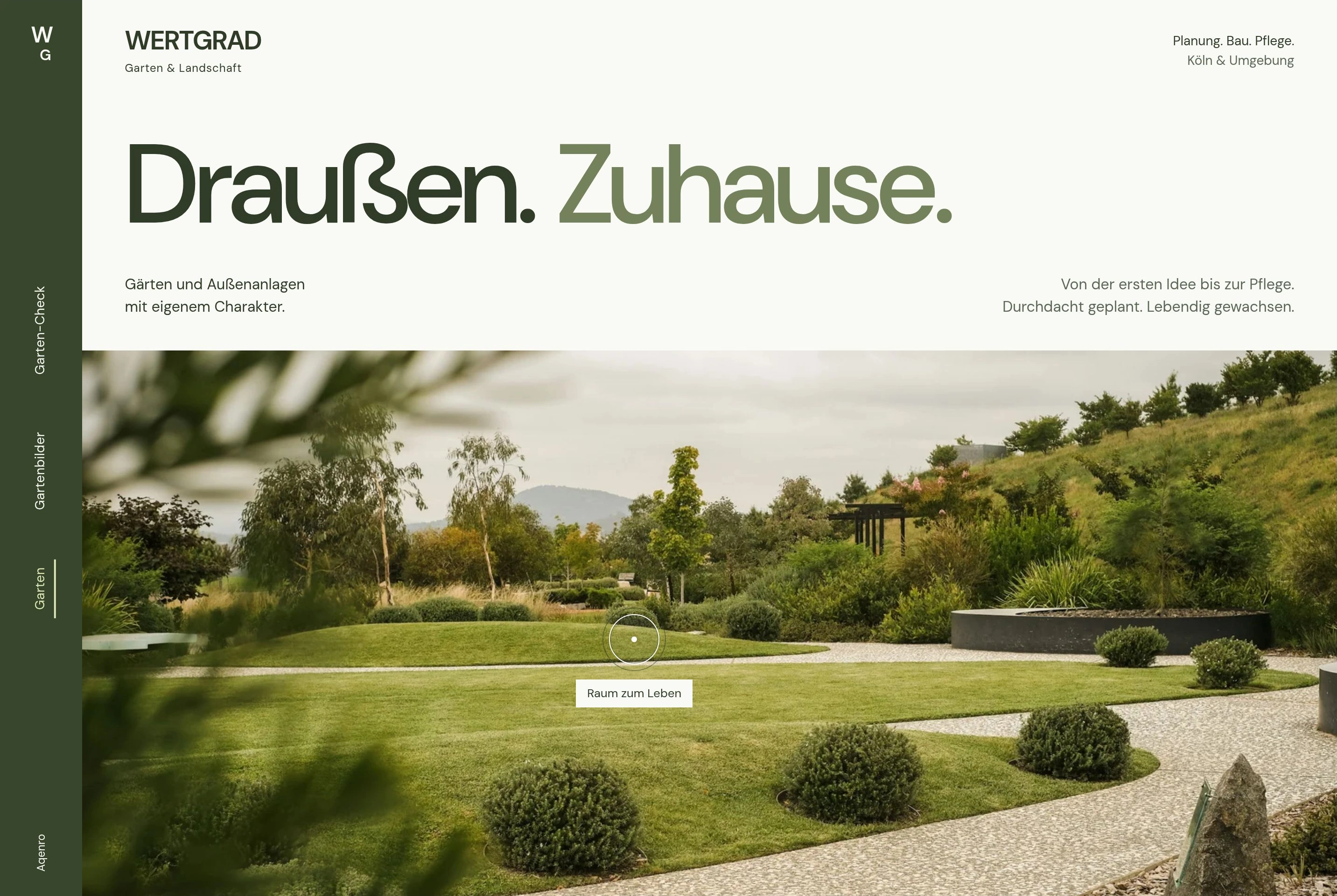 Website-Ausschnitt als Beispiel einer abgestimmten Erweiterung