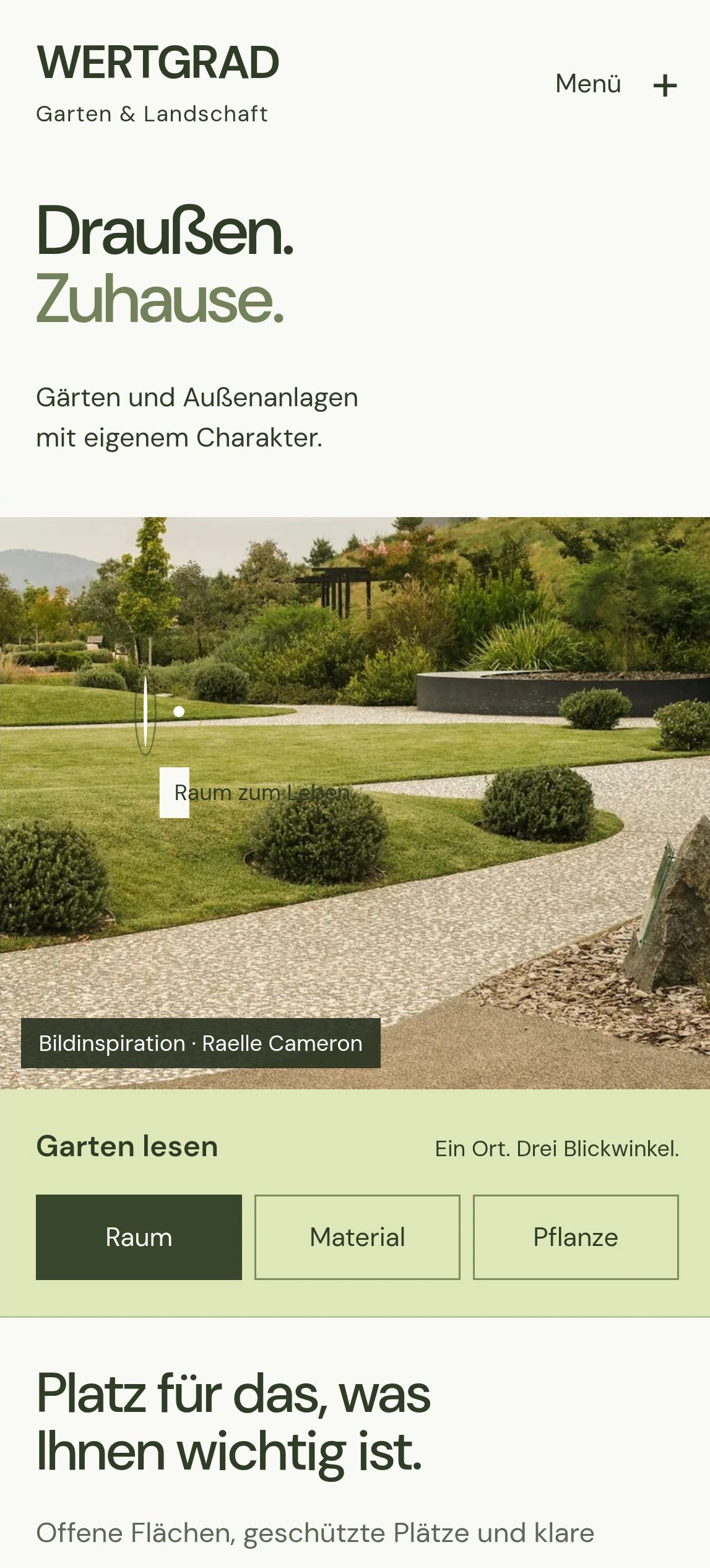 Mobile Originalansicht der fertigen Referenz Garten & Landschaft.